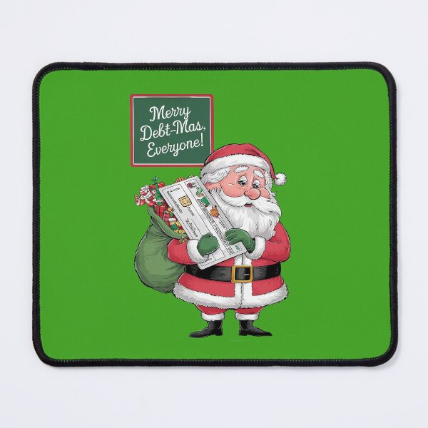 Item preview, Merry Debt-Mas - Anti Consumer Christmas | Holiday Credit Debt | Financial Slavery Santa Design designed and sold by bubblylive.