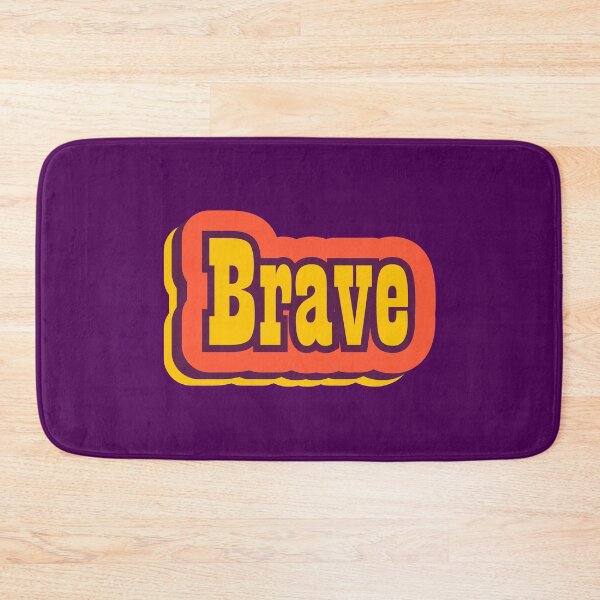 Item preview, Brave Retro Typography designed and sold by ArtNoveltee.
