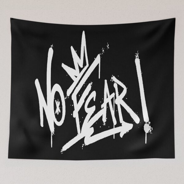 Item preview, No fear spray paint graffiti designed and sold by TYTOS-SHOP.