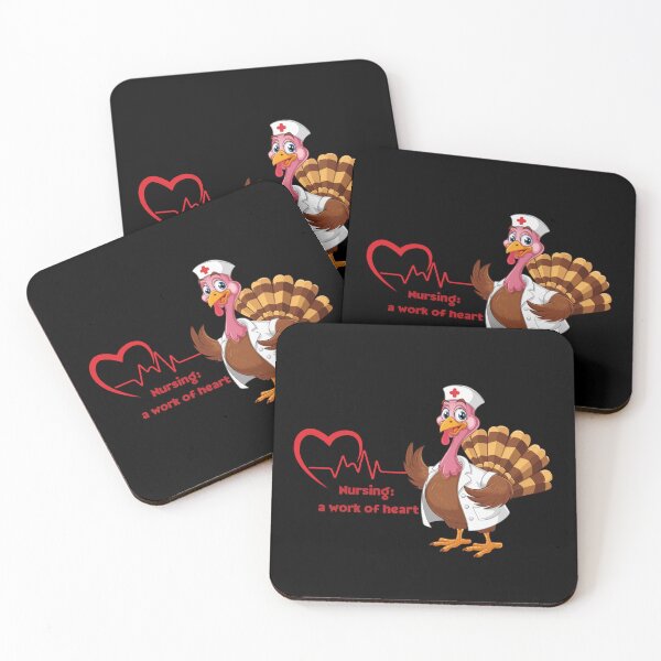 Item preview, Turkey Nurse, One Thankful Nurse, Funny Thanksgiving Nusing designed and sold by KolorellaS.