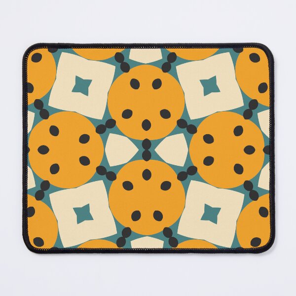 Item preview, Modern Abstract Geometric Bauhaus Gold No.1 Variation No.16 Gold, Ivory, Teal designed and sold by MirabiliaMagpie.