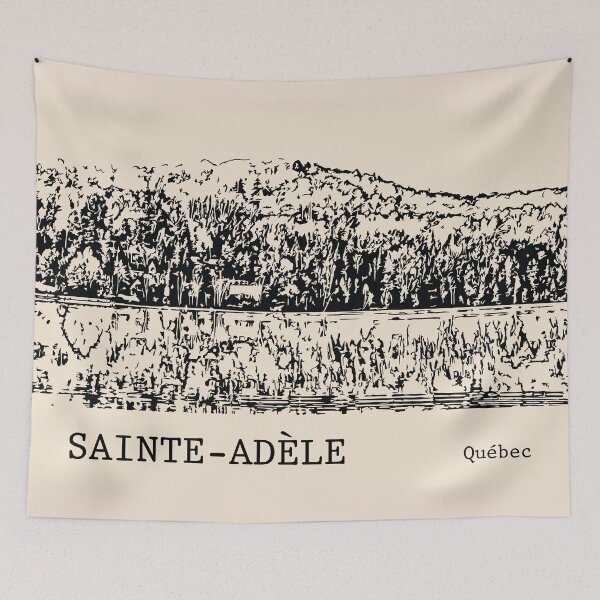 Item preview, Sainte-Adèle Québec designed and sold by Lakeric Cityscapes.