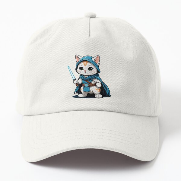 Vista previa del artículo con la obra «Caballero Gato Jedi: El Despertar de Paws», diseñado y vendido por WhimsyPopArt.