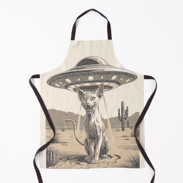 Item preview, Vintage Sphynx Cat Abduction T-Shirt – Perfect for Cat Lovers and UFO Fans! designed and sold by paulo silveira.