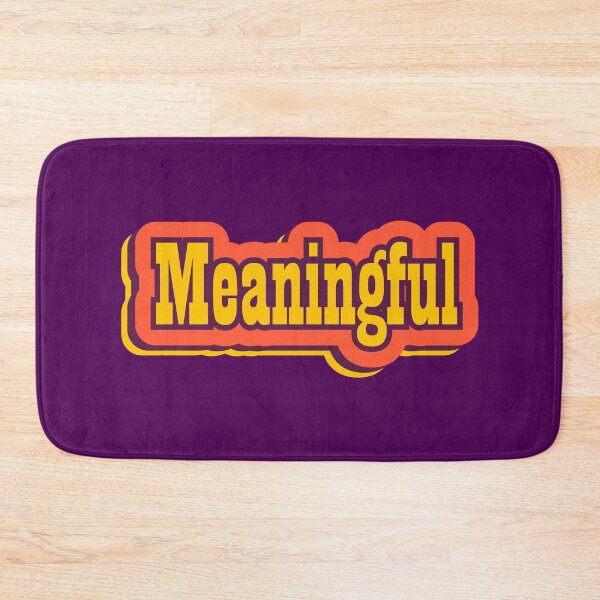 Item preview, Meaningful Retro Typography designed and sold by ArtNoveltee.