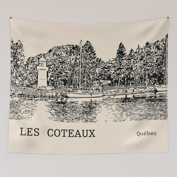 Item preview, Les Coteaux Québec designed and sold by Lakeric Cityscapes.