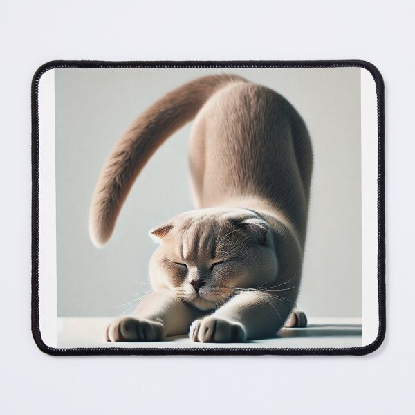 Item preview, Wondrous Stretching Yoga Cat Is Waiting For YOU!!! designed and sold by NoelaniArt.