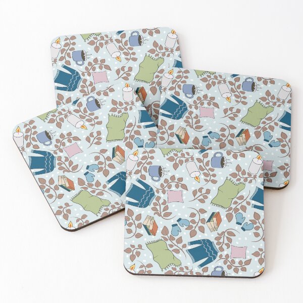 Item preview, Cozy Things Winter Pattern designed and sold by AloraDawnEve.