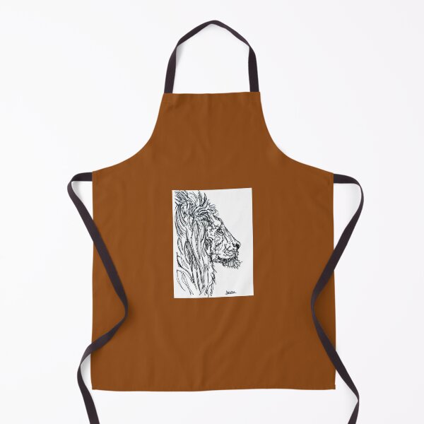 Item preview, Lion Drawing Illustration Fineliner Art Autistic designed and sold by Auti-Animals.
