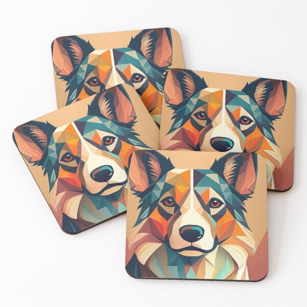 Item preview, Geometric Dog Portrait designed and sold by Adam Regester.