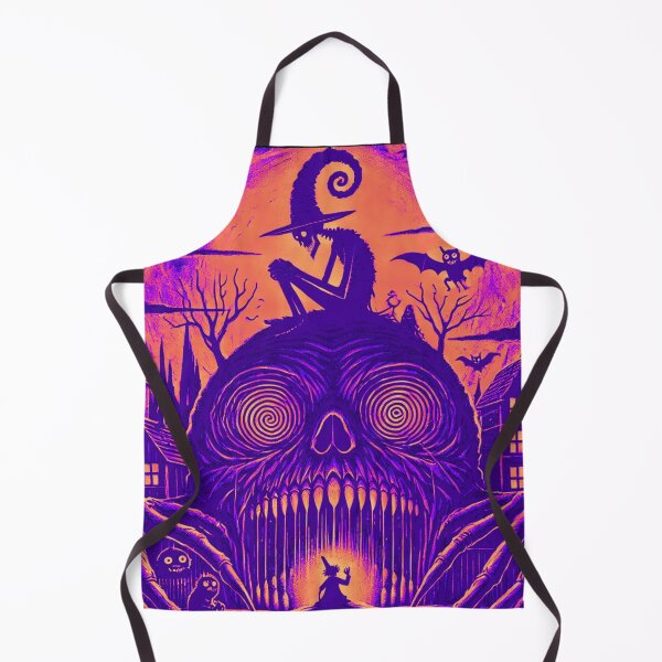 Item preview, Halloween Monsters on Purple and Orange Background designed and sold by Blink Art Studio.