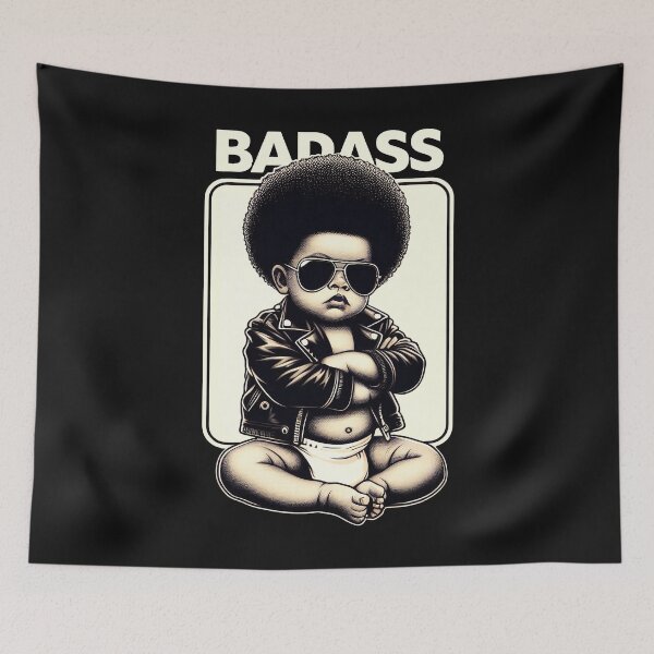 Item preview, Badass of Afro Boy 70s designed and sold by Palati-Watt.