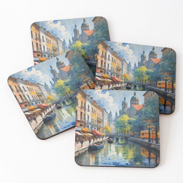 Item preview, Old Town River designed and sold by Paw's Arts.