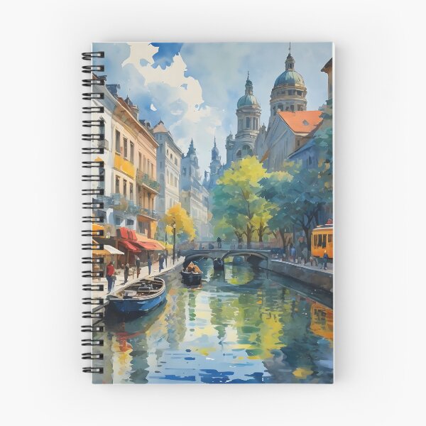 Item preview, Old Town River designed and sold by Paw's Arts.