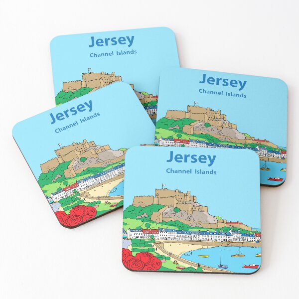 Item preview, Jersey Channel Islands designed and sold by Traveldrawings.