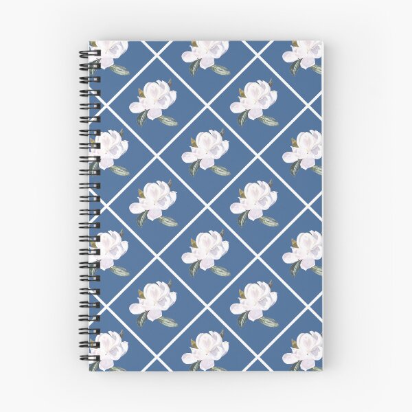 Item preview, Magnolia Painting Diagonal on Blue 3e6493 designed and sold by Art in My Loft.