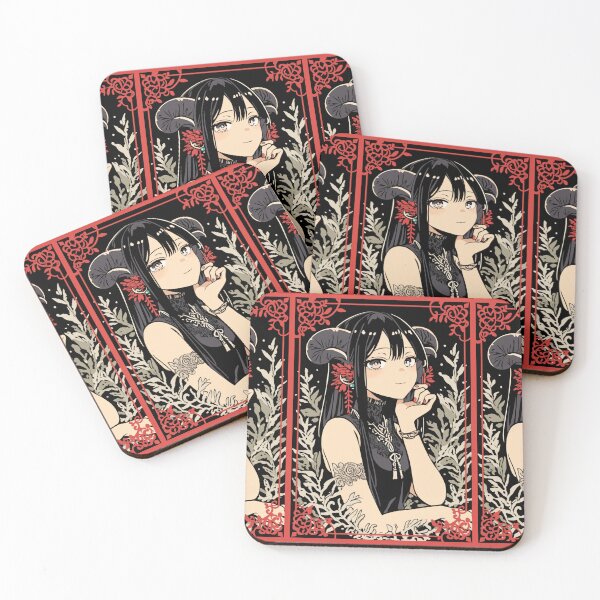 Aperçu de l'œuvre Carte inspirée du tarot de l'anime "Le Démon" créée et vendue par MendaciousMina.