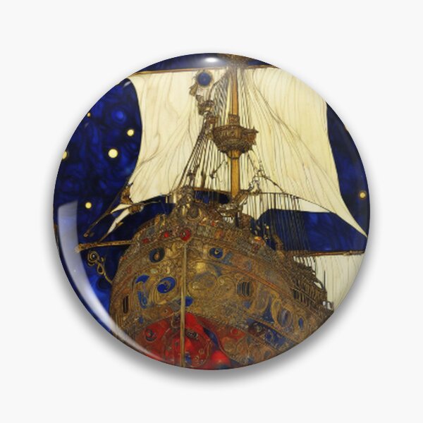 Item preview, Abstract Abandoned Pirate Ship designed and sold by TheDarkWardrobe.