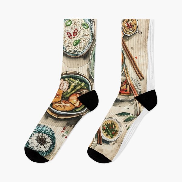Item preview, Ilustración de arte culinario asiático tradicional designed and sold by Guesso.