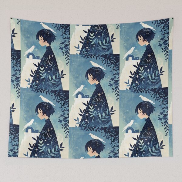 Item preview, Carta del tarot inspirada en el anime 'El Emperador' designed and sold by MendaciousMina.