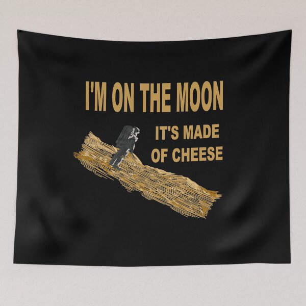 Item preview, I'm on the Moon - It's made of cheese designed and sold by zareworks.