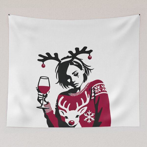 Item preview, Holiday Burnout: Festive on the Outside, Exhausted on the Inside designed and sold by Blink Art Studio.