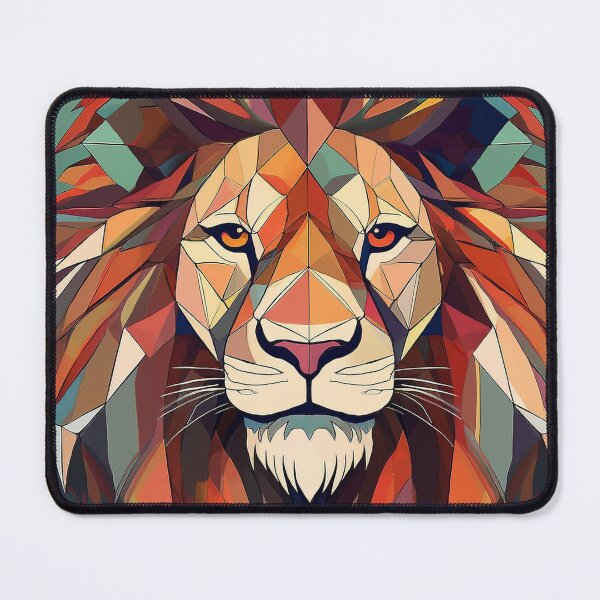 Item preview, Geometric Lion Portrait Illustration designed and sold by Adam Regester.