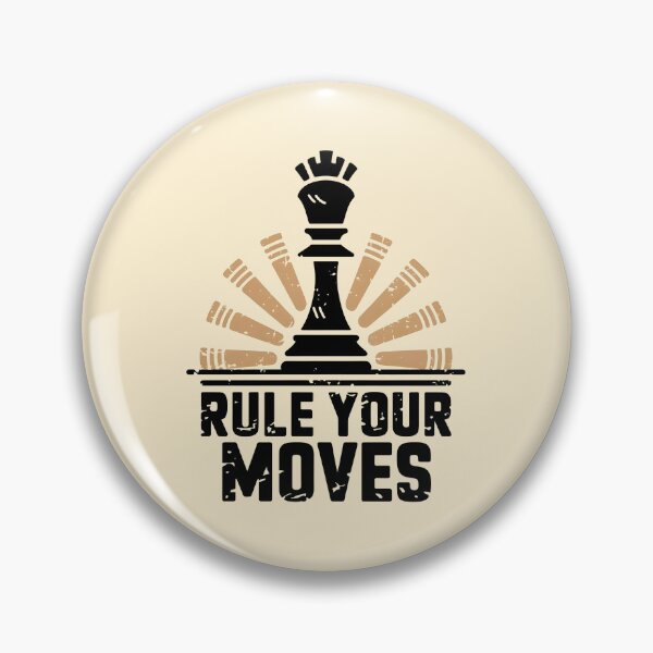 Item preview, Rule Your Moves Chess King Design designed and sold by GesparHouse.