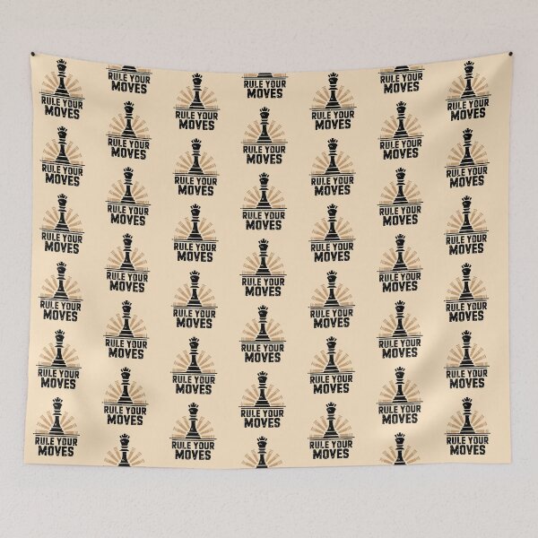 Item preview, Rule Your Moves Chess King Design designed and sold by GesparHouse.