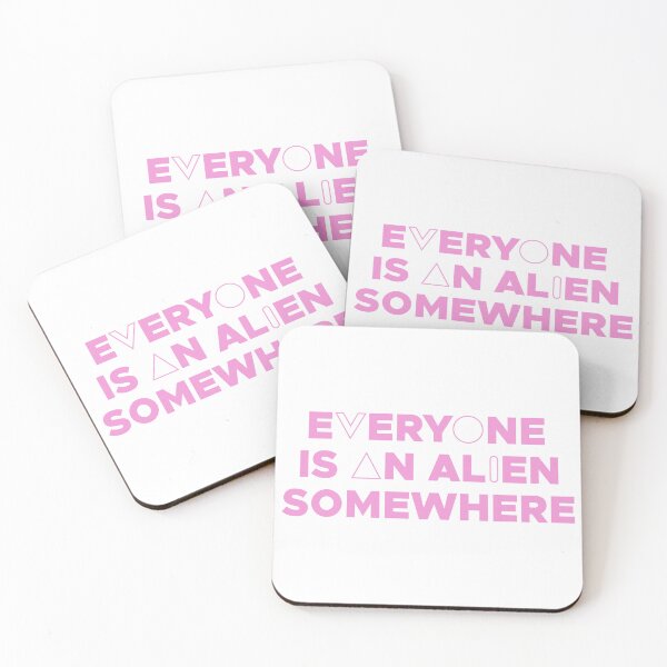 Item preview, EVERYONE IS AN ALIEN SOMEWHERE (PINK) designed and sold by Dan Zetterström.