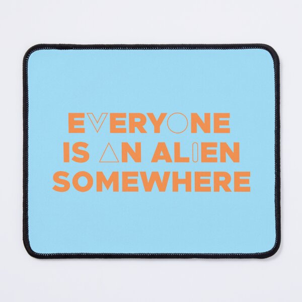 Item preview, EVERYONE IS AN ALIEN SOMEWHERE (ORANGE) designed and sold by Dan Zetterström.