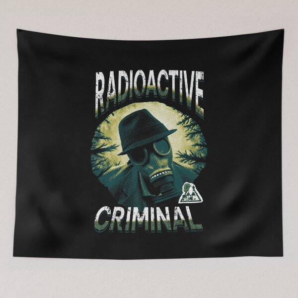 Item preview, Radioactive Punk Gang Criminal Mask Grunge Blue Yellow designed and sold by CaozStore.