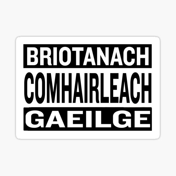 Item preview, British Advisory Irish Language  designed and sold by REAL IRISH GIFTS.