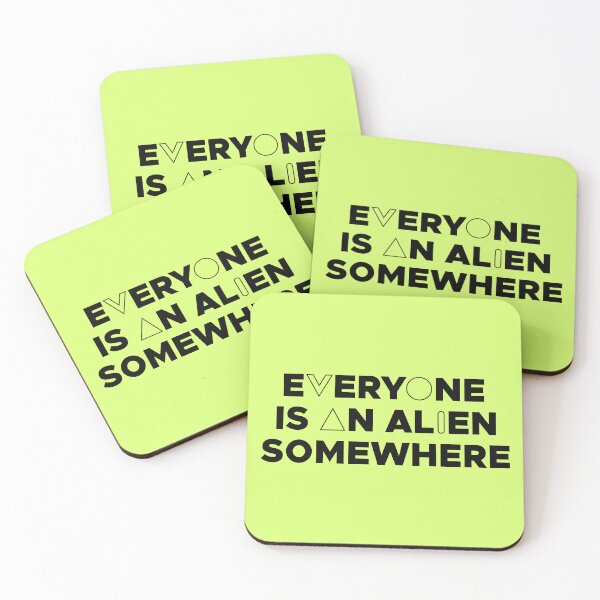 Item preview, EVERYONE IS AN ALIEN SOMEWHERE (BLACK) designed and sold by Dan Zetterström.