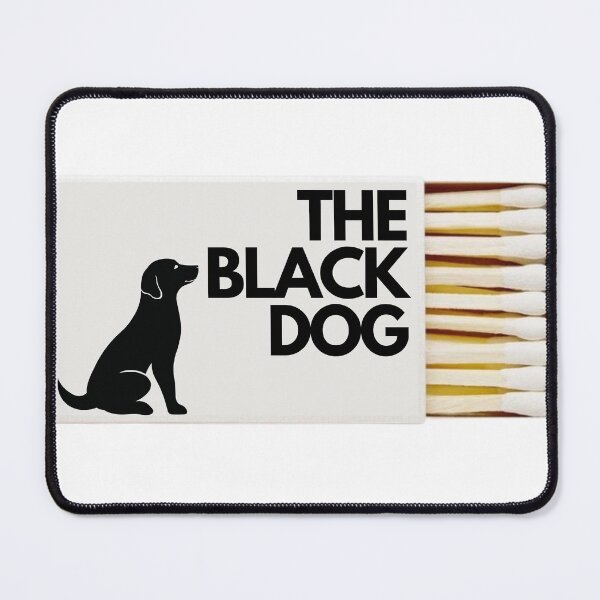 Item preview, the black dog designed and sold by agninmann.