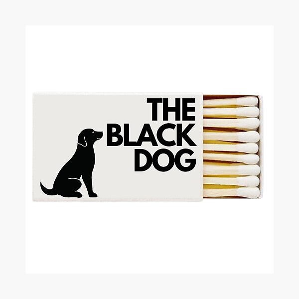 Item preview, the black dog designed and sold by agninmann.