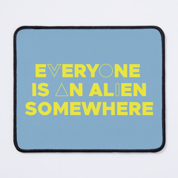 Item preview, EVERYONE IS AN ALIEN SOMEWHERE (YELLOW) designed and sold by Dan Zetterström.