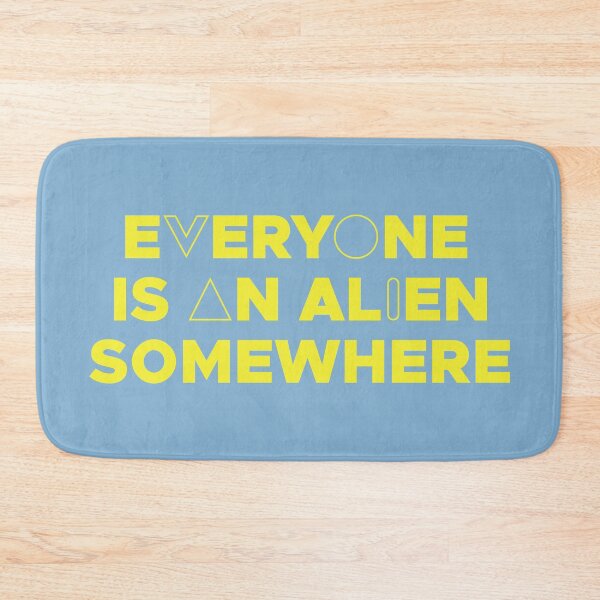 Item preview, EVERYONE IS AN ALIEN SOMEWHERE (YELLOW) designed and sold by Dan Zetterström.