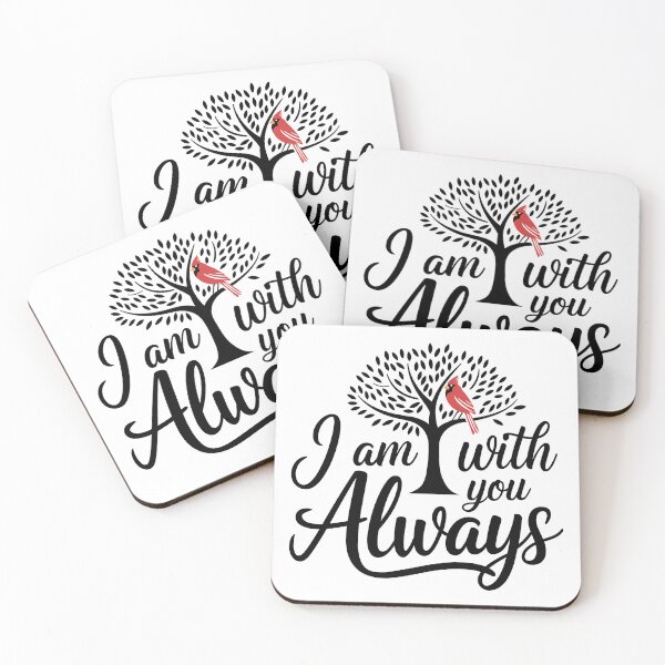 Item preview, I Am With You Always - Cardinal designed and sold by theartfulaspie.