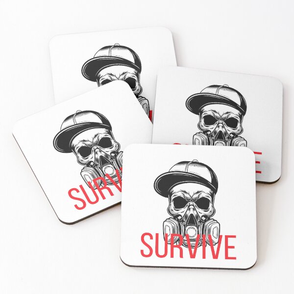 Item preview, Survive Skull Gas Mask Urban Design designed and sold by TrueMotion.