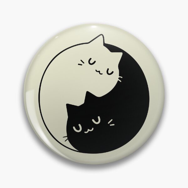 Item preview, Bring Peace and Style with the Ying Yang Cat Swappable Design designed and sold by TrendZ Style.