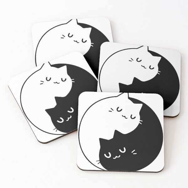 Item preview, Bring Peace and Style with the Ying Yang Cat Swappable Design designed and sold by TrendZ Style.