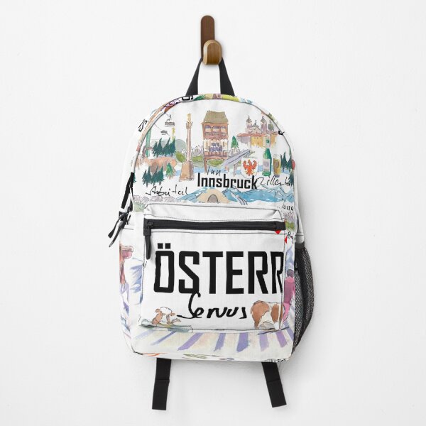 Item preview, Austria Illustrations with Travel Plans, Highlights and Memories designed and sold by artshop77.