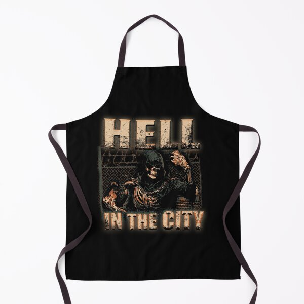 Item preview, Hell in the city skull grunge punk skeleton Street street urban designed and sold by CaozStore.