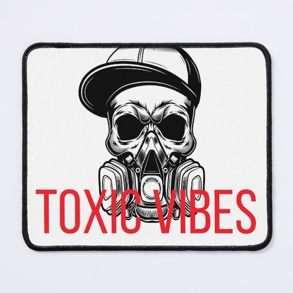 Item preview, Toxic Vibes Skull Gas Mask Urban Design designed and sold by TrueMotion.