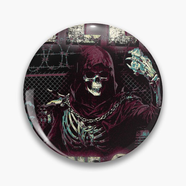 Item preview, Hell in the city skull grunge punk skeleton Street street urban red  designed and sold by CaozStore.