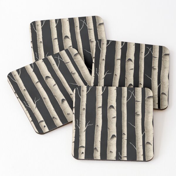 Item preview, Birch Tree Pattern designed and sold by TojoStudios.