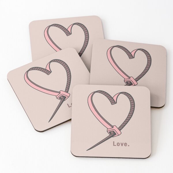 Item preview, Zip Tie (Cable Tie) Heart Love designed and sold by induwara27.