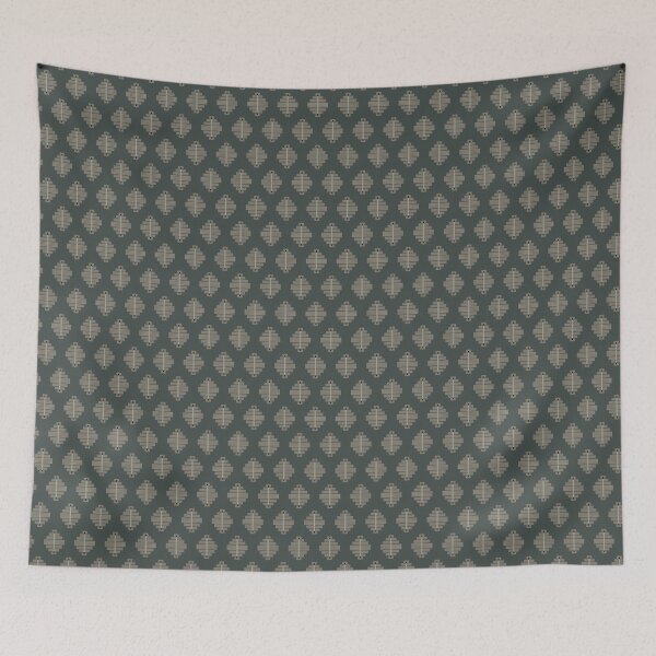 Item preview, Geometric Temples Print - Stone Grey designed and sold by Daniel Bevis Design.