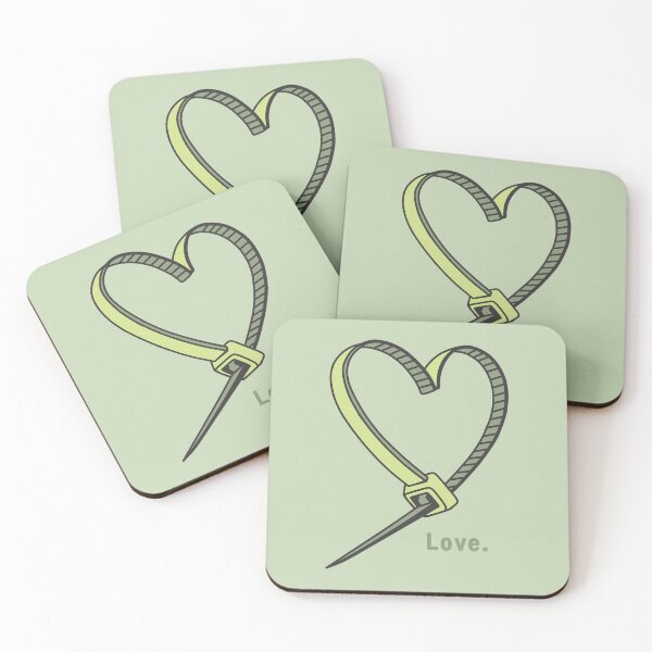 Item preview, Zip Tie (Cable Tie) Heart Love designed and sold by induwara27.